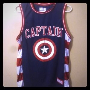 Captain America basketball jersey #41 marvel small